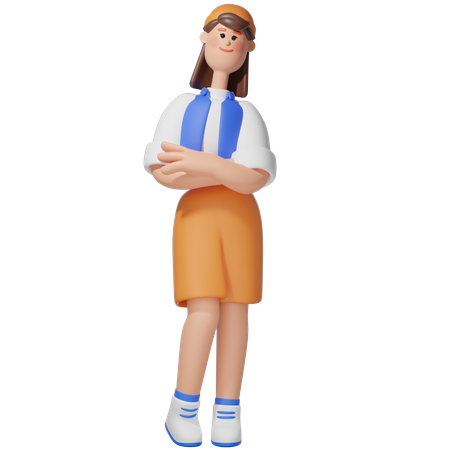Mujeres con sonrisa  3D Icon