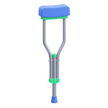 Muleta médica  3D Icon