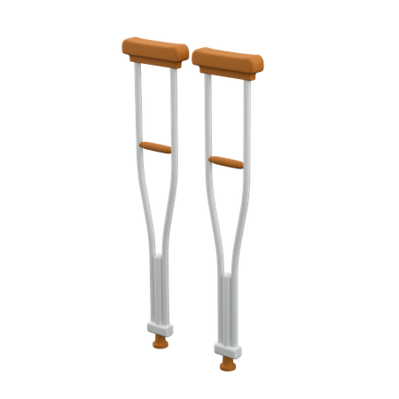 Muletas  3D Icon