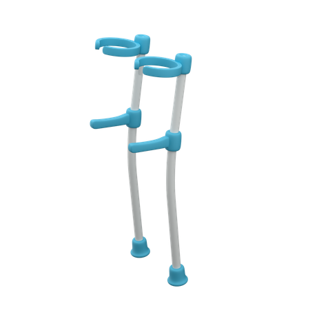 Muletas  3D Icon