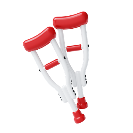 Muletas  3D Icon