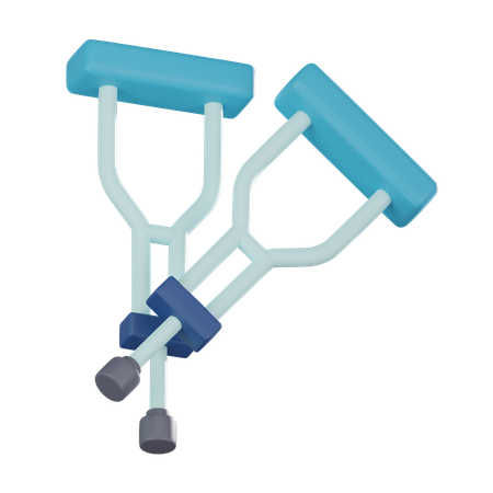 Muletas  3D Icon