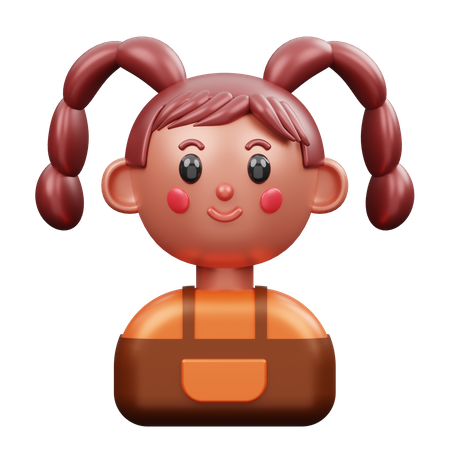 Mulher agricultora  3D Icon