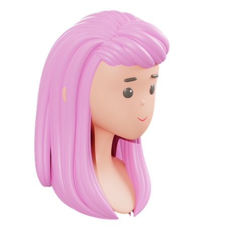 Mulher bonita  3D Icon