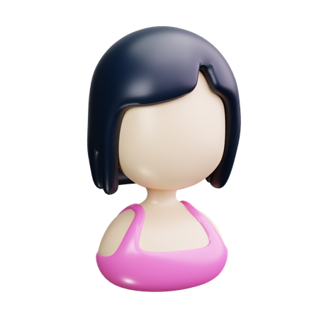 Mulher de academia  3D Icon