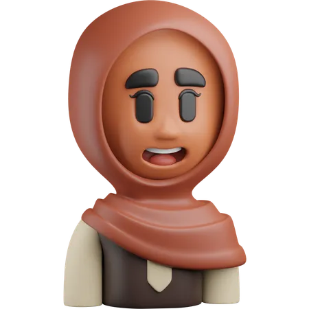 Mulher islamismo  3D Icon