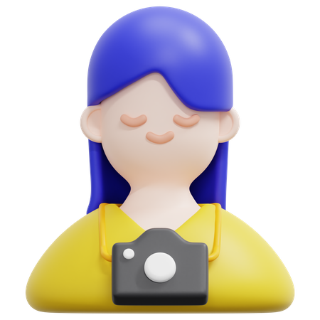 Turista feminina  3D Icon