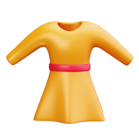 Vestido de mulher  3D Icon