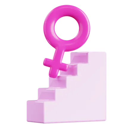 Crescimento das mulheres  3D Icon