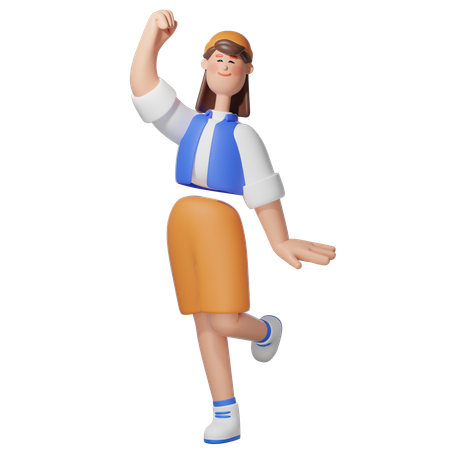 Mulheres fazendo excitado  3D Icon