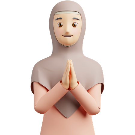 Mulheres muçulmanas  3D Icon