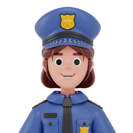 Mulheres policiais  3D Icon