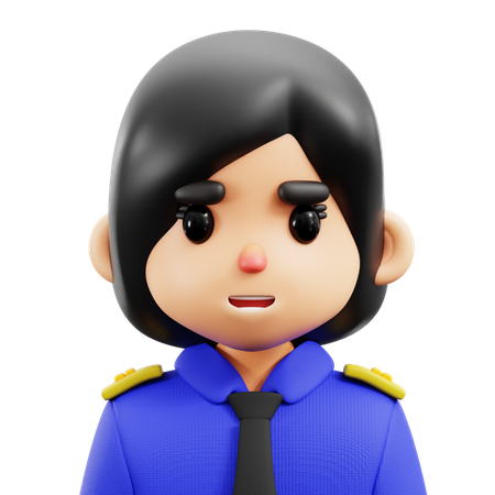 Mulheres policiais  3D Icon