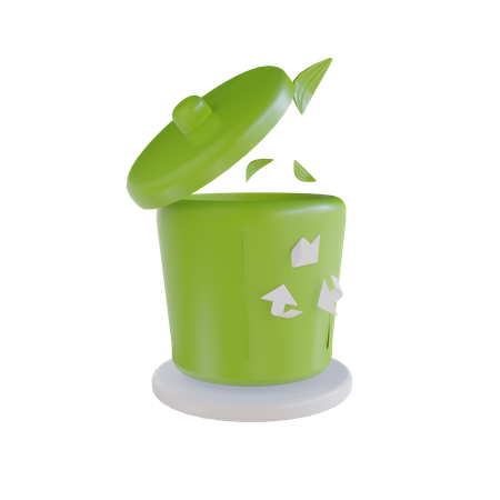 Mülleimer  3D Icon