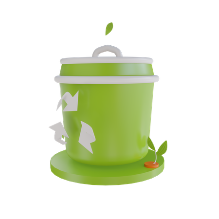 Mülleimer  3D Icon