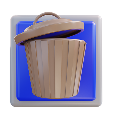 Mülleimer  3D Icon