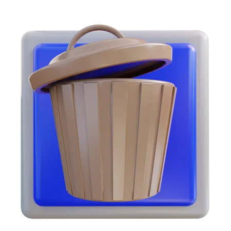 Mülleimer  3D Icon