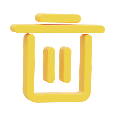 Mülleimer  3D Icon