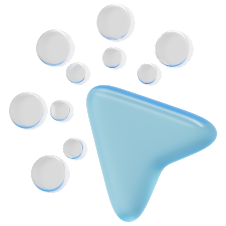 マルチドットカーソル  3D Icon