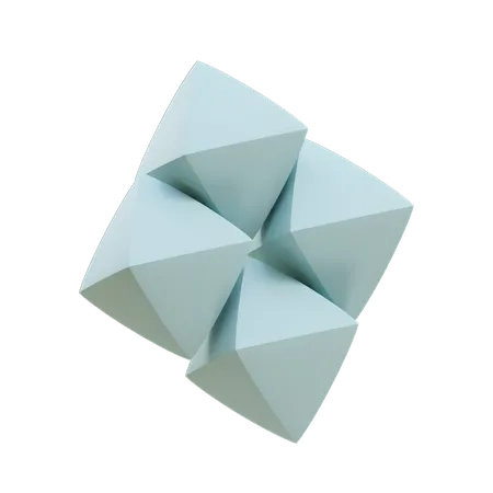 Diamanten mit mehreren Fetten  3D Icon