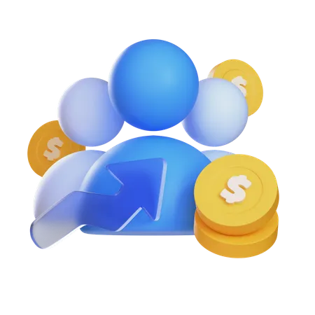 Multi-Level Marketing  3D Icon
