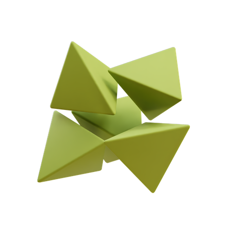 Multi Pyramids  3D Icon