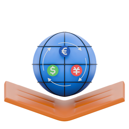 Multi moneda  3D Icon
