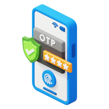 Multifactor Authentication  3D Icon