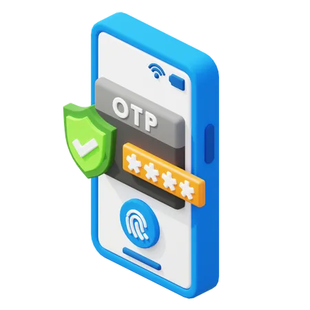 Multifactor Authentication  3D Icon