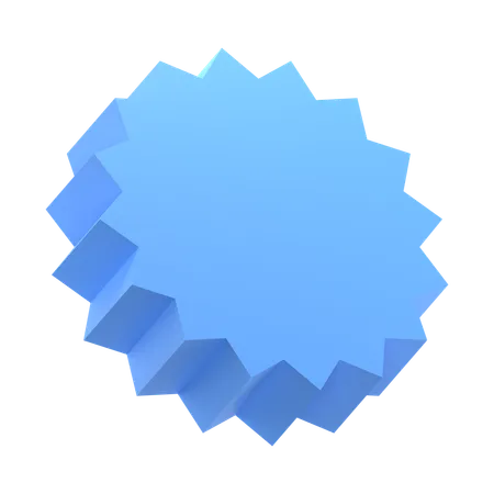 Multigonal Circle  3D Icon