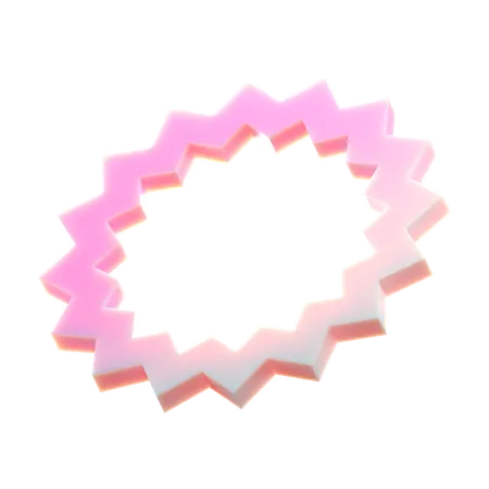 Multigonal ring  3D Icon