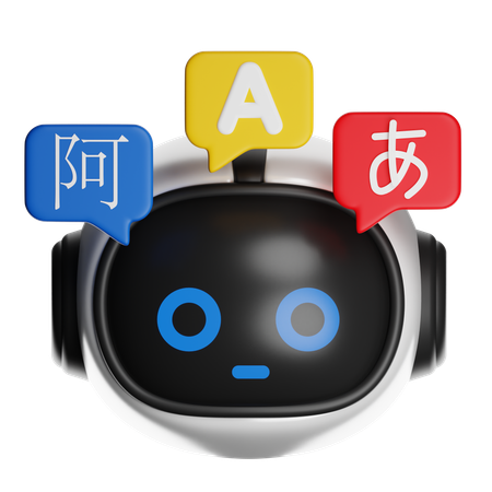 多言語音声出力  3D Icon