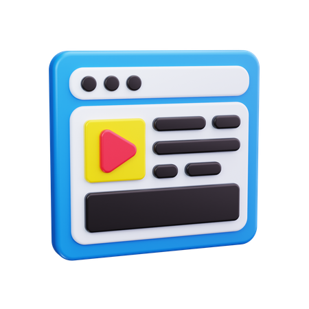 Multimedia  3D Icon