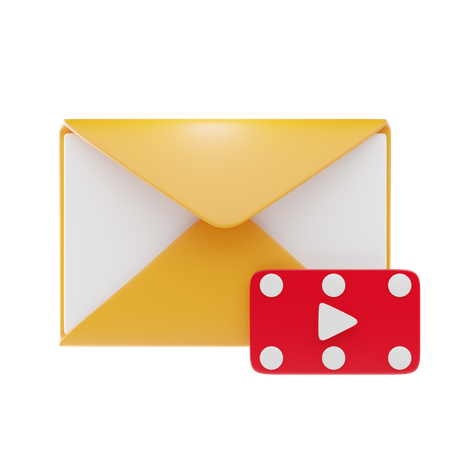 Multimedia-E-Mail  3D Icon