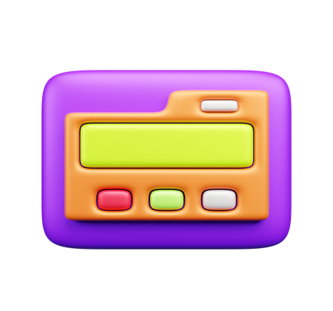 マルチメディアプレーヤー  3D Icon