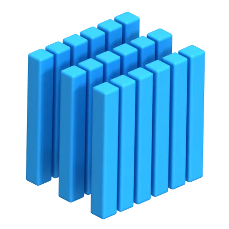 Multiple Cubes  3D Icon