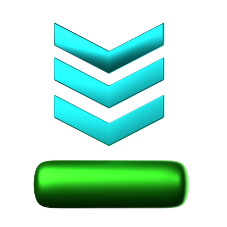 Multiple Downloads  3D Icon