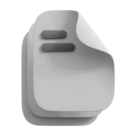 Multiple File  3D Icon