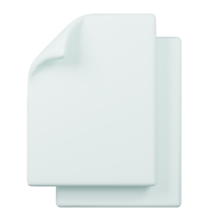 Multiple Files  3D Icon