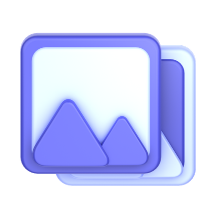Multiple Image  3D Icon