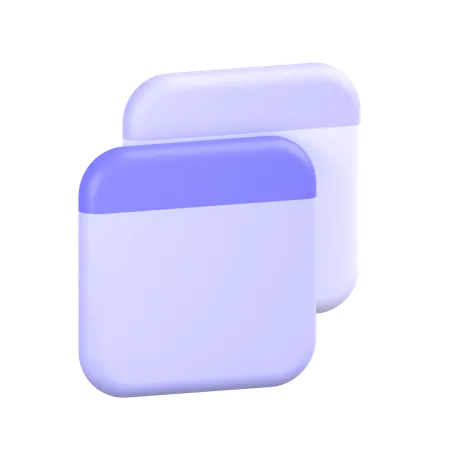 Multiple Tab  3D Icon