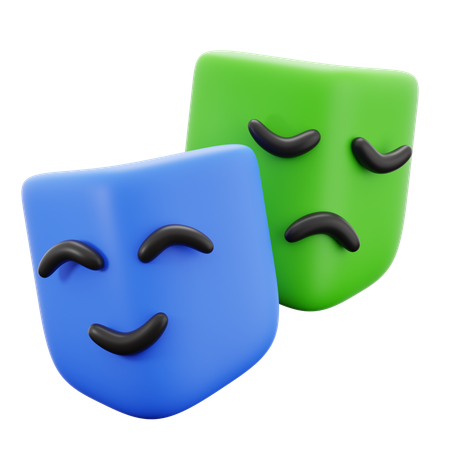 Múltiples emociones  3D Icon