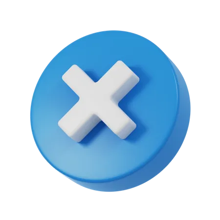 Multiplicar símbolo  3D Icon