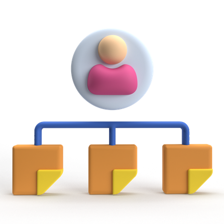 Multitasking  3D Icon
