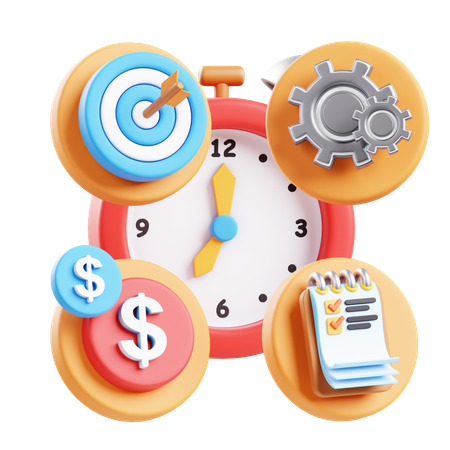 Multitasking  3D Icon