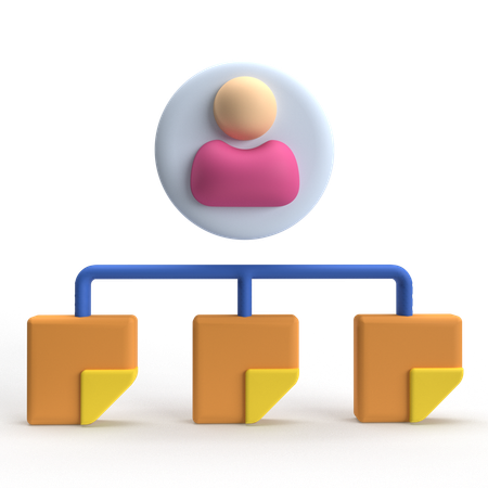 Multitasking  3D Icon