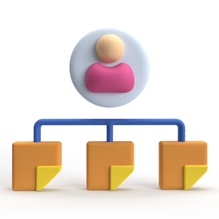 Multitasking  3D Icon