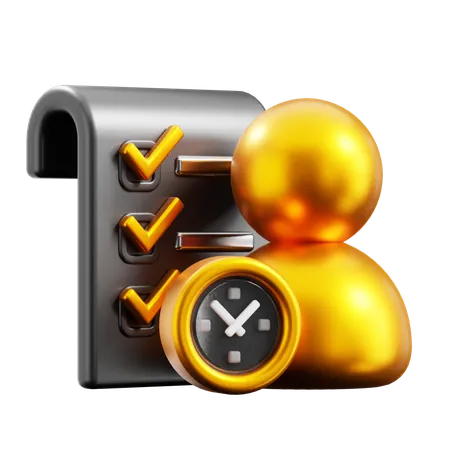 Multitasking Person  3D Icon