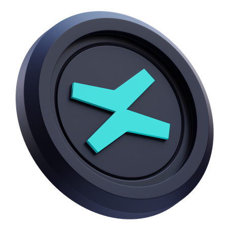 MultiversX Cryptocurrency  3D Icon