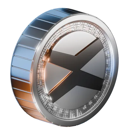 Multiversx-Münze  3D Icon